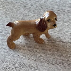 Brown Ceramic Cocker Spaniel Figurine Hagen renaker